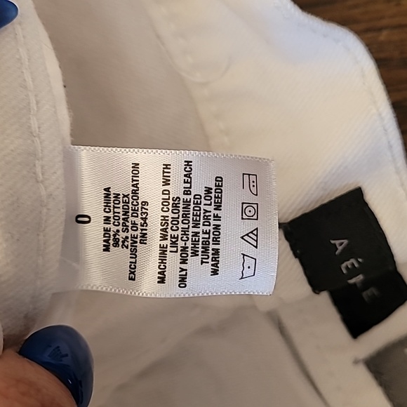 Aeropostale Size 0 shorts(white) - Picture 3 of 6